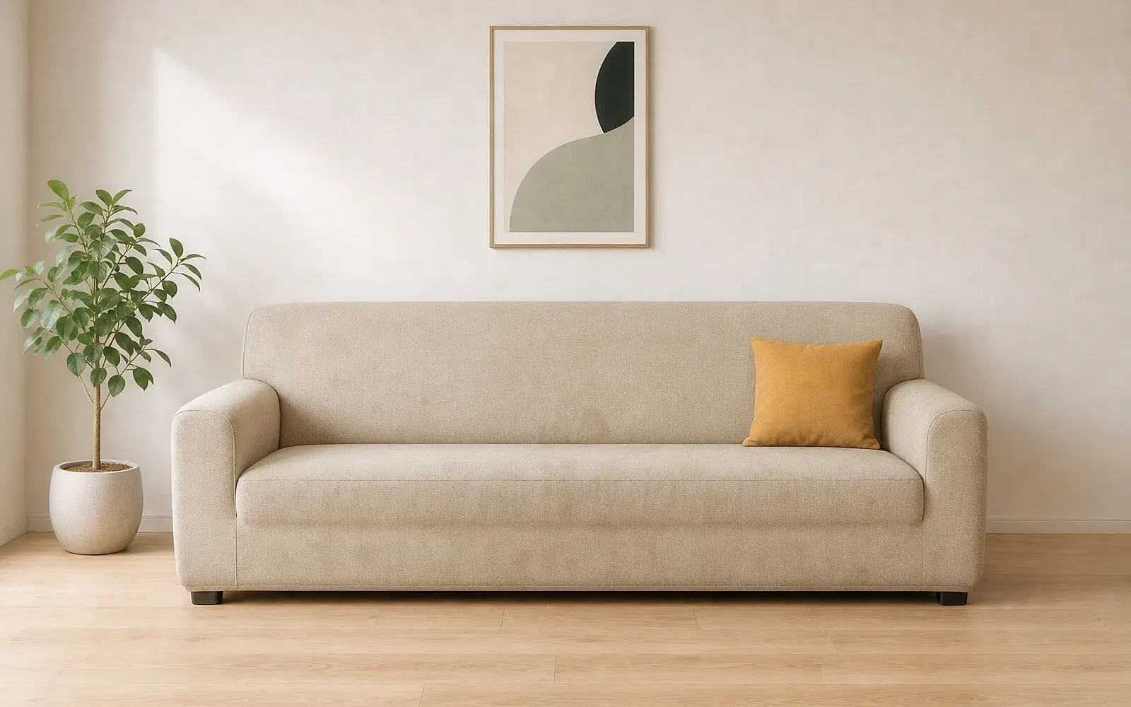 Sofa cũ trước khi bọc