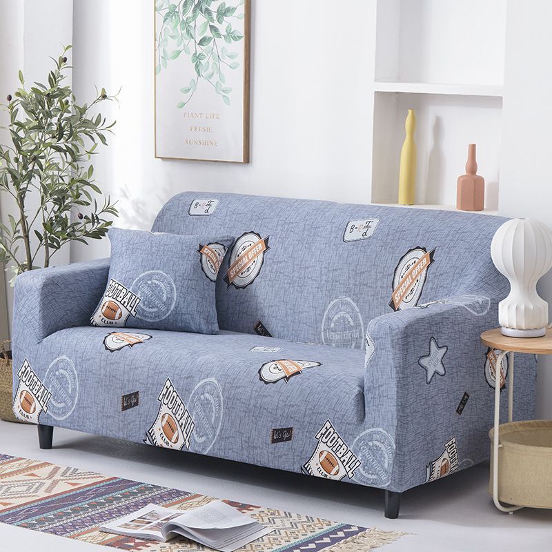 Vỏ Bọc Ghế Sofa Có Tay Vịn Cotton Co Giãn – Mềm Mịn, Dễ Giặt, Chống Bụi