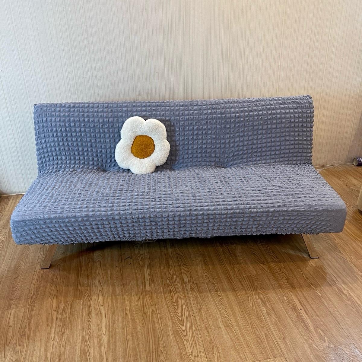 Ga bọc sofa bed tiện lợi, dễ dàng tháo giặt - chất ô vuông Nhật không bèo