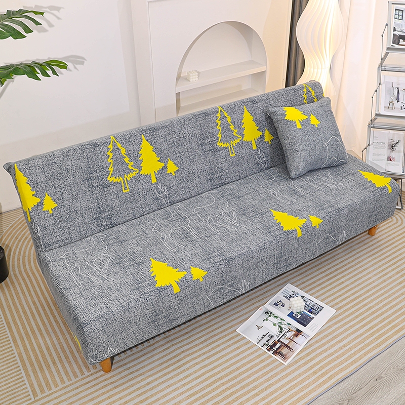 Ga Bọc Ghế Sofa Bed Không Tay Vịn - Bọc Sofa Cotton Mát Mềm Mịn - Vải cotton mát mềm mịn