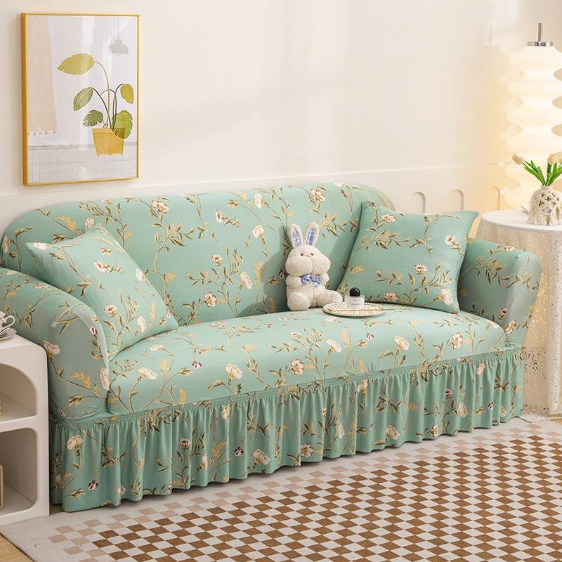 Ga bọc ghế có tay vịn - chất cotton pha mềm , mịn sang