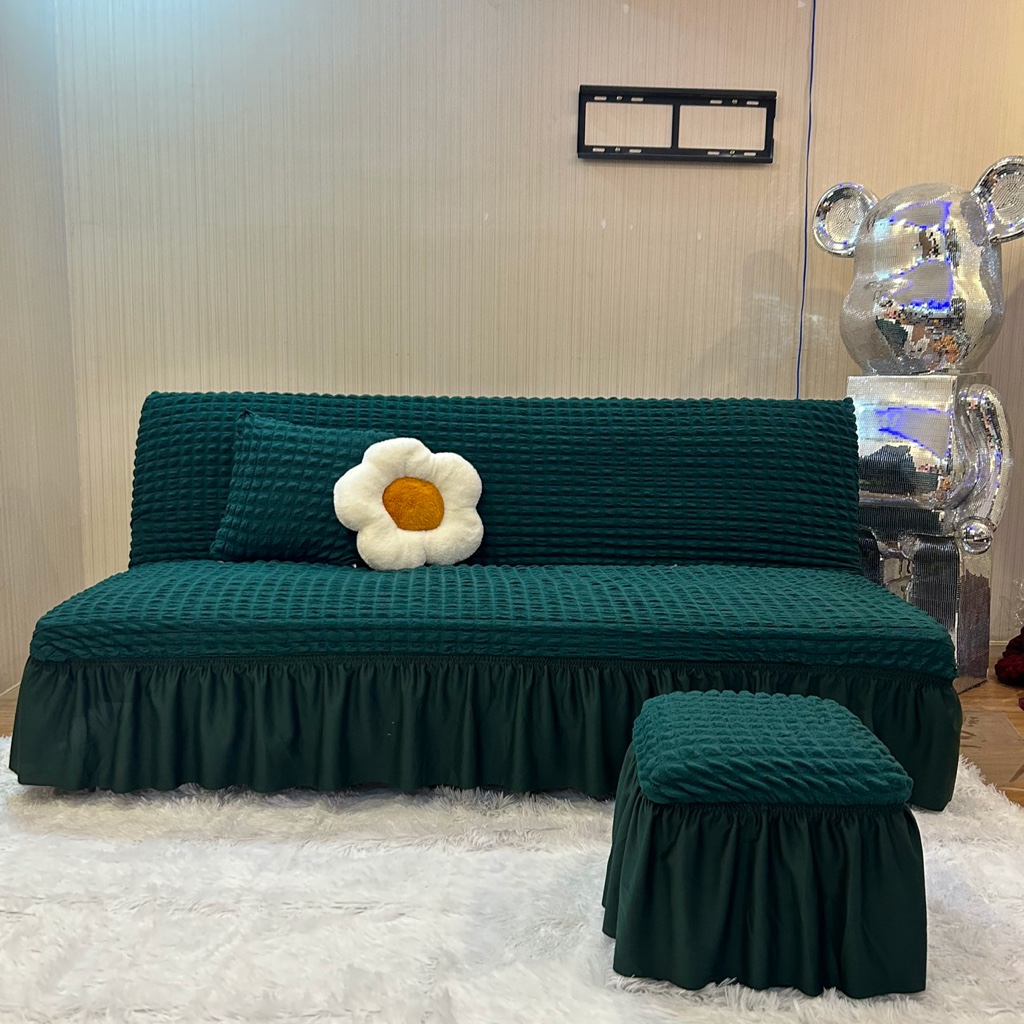 TRỌN BỘ Ga bọc sofa bed ( 1 ga + 2 gối + 2 vỏ đôn )