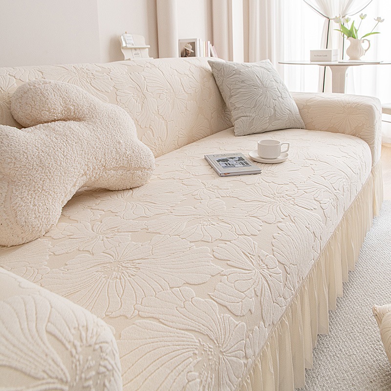 Bọc Ghế Sofa Nỉ Nhung Cao Cấp Dày Dặn Có Tay Vịn - Ga Chun Co Giãn Bảo Vệ Ghế Sofa