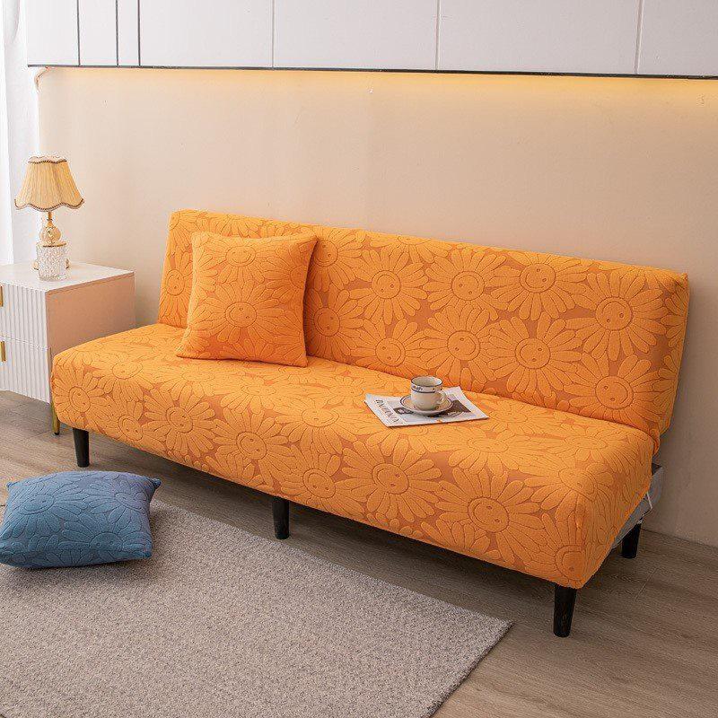 Ga bọc sofa bed không tay - nỉ nhung không bèo ( có tặng kèm ghim )