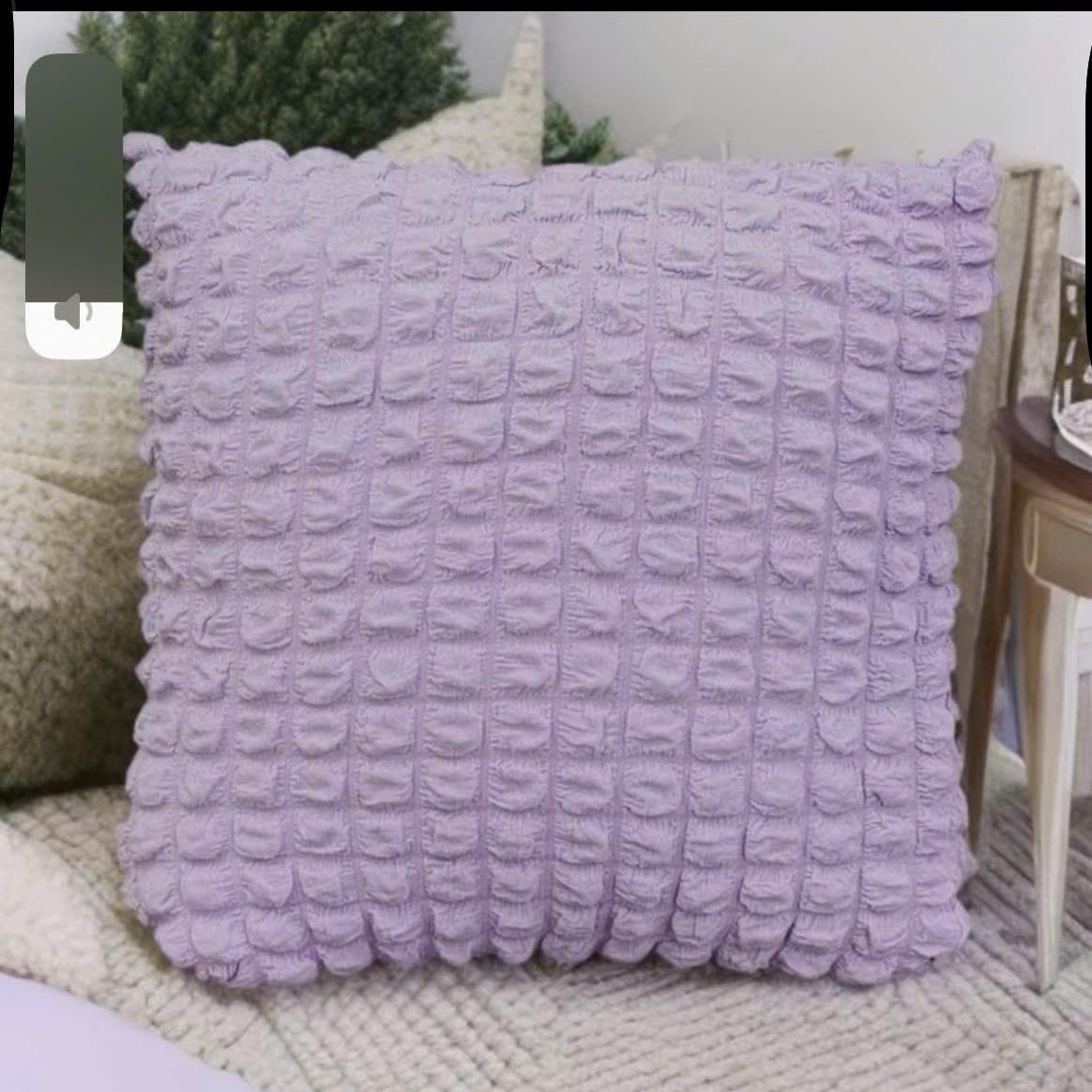 Vỏ gối vuông cạnh dài từ 30-45cm vải ô vuông