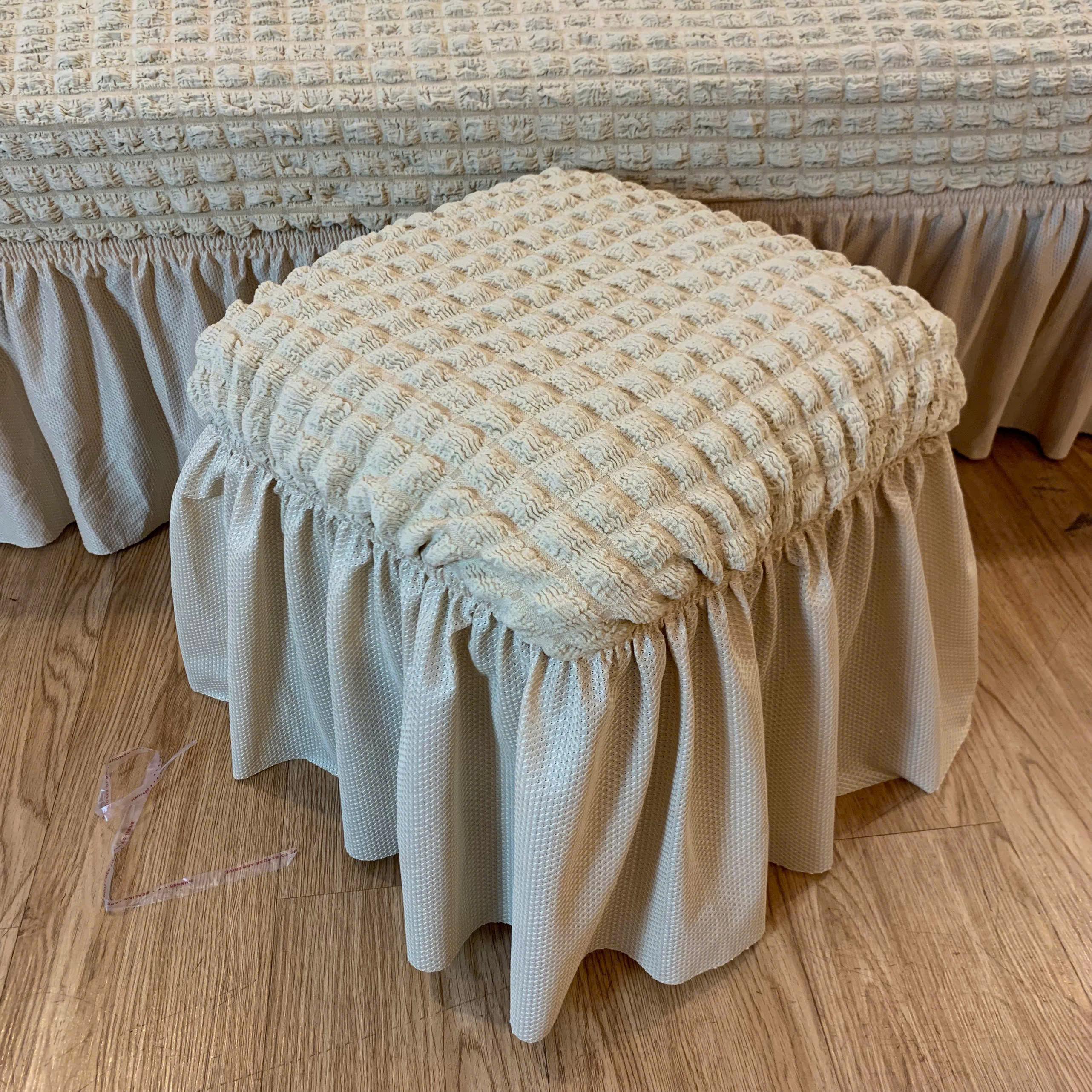 Bọc đôn vuông -tròn (30cm-42cm) - vải ô vuông có bèo