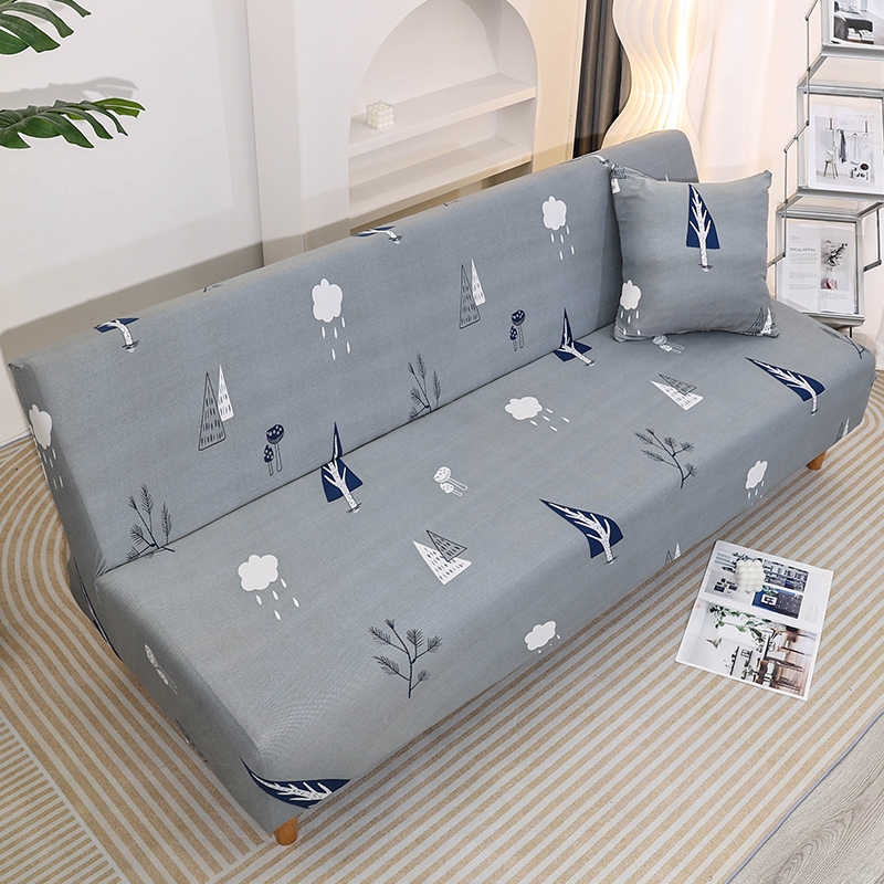 Ga Bọc Ghế Sofa Bed Không Tay Vịn - Bọc Sofa Cotton Mát Mềm Mịn - Vải cotton mát mềm mịn