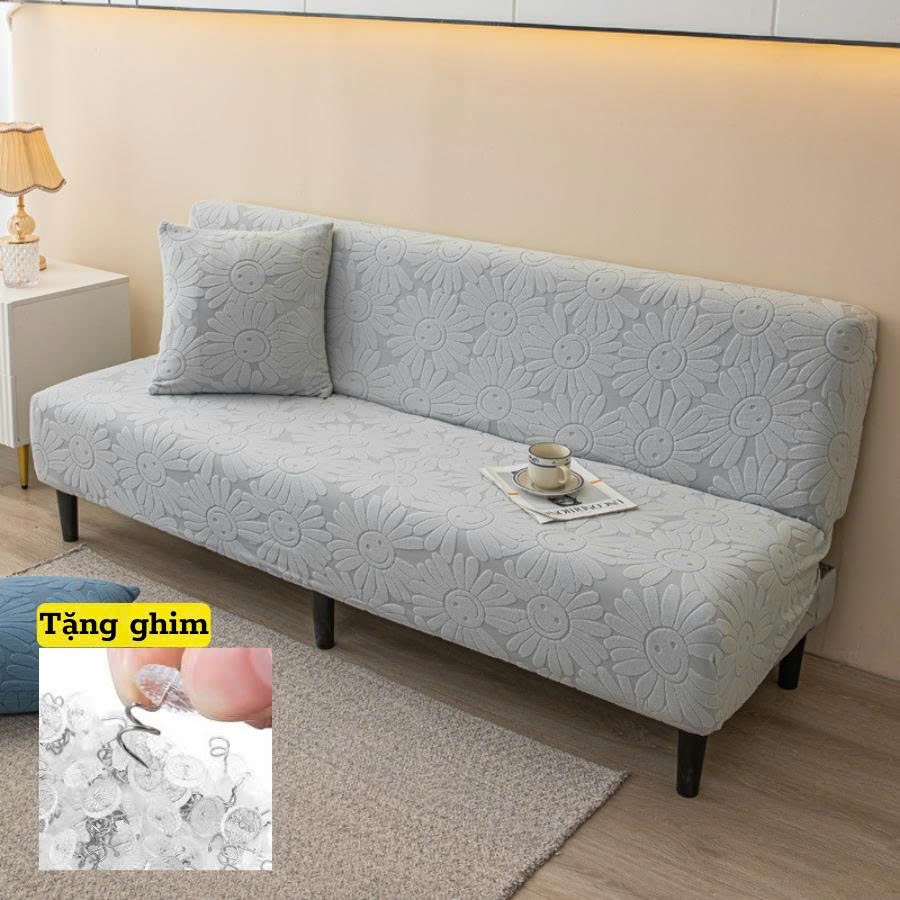 Ga bọc ghế sofa bed - nỉ nhung mềm mịn, dễ dàng tháo giặt ( Có ship hoả tốc )