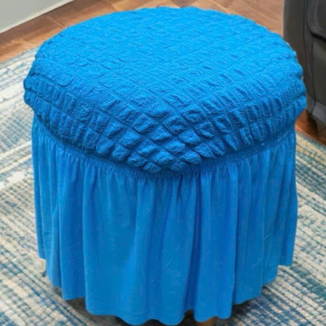 Bọc đôn vuông -tròn (30cm-42cm) - vải ô vuông có bèo