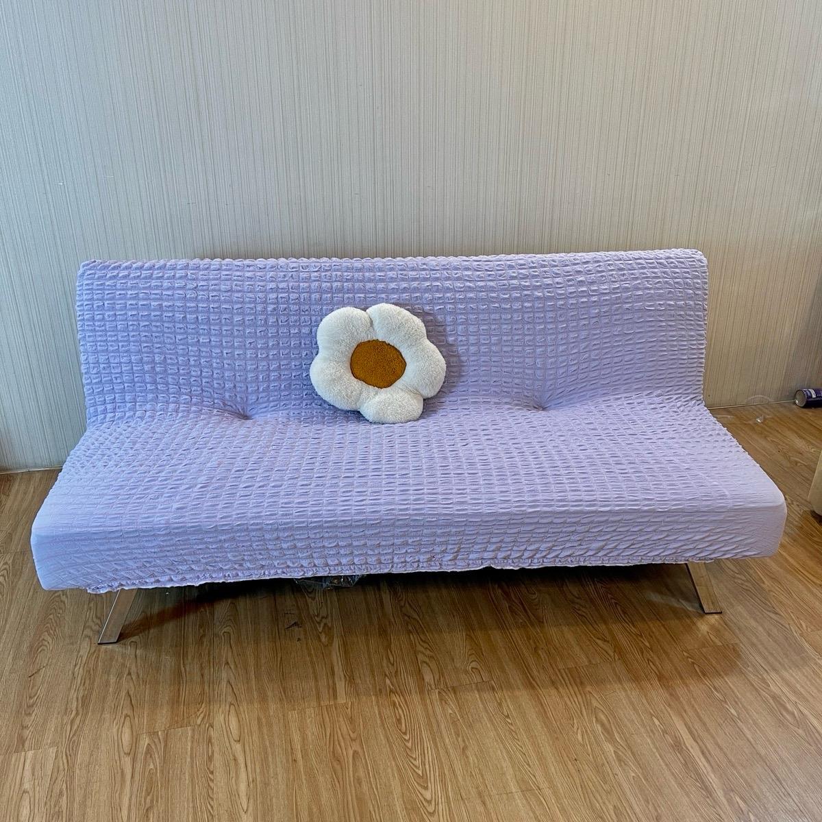 Ga bọc sofa bed tiện lợi, dễ dàng tháo giặt - chất ô vuông Nhật không bèo