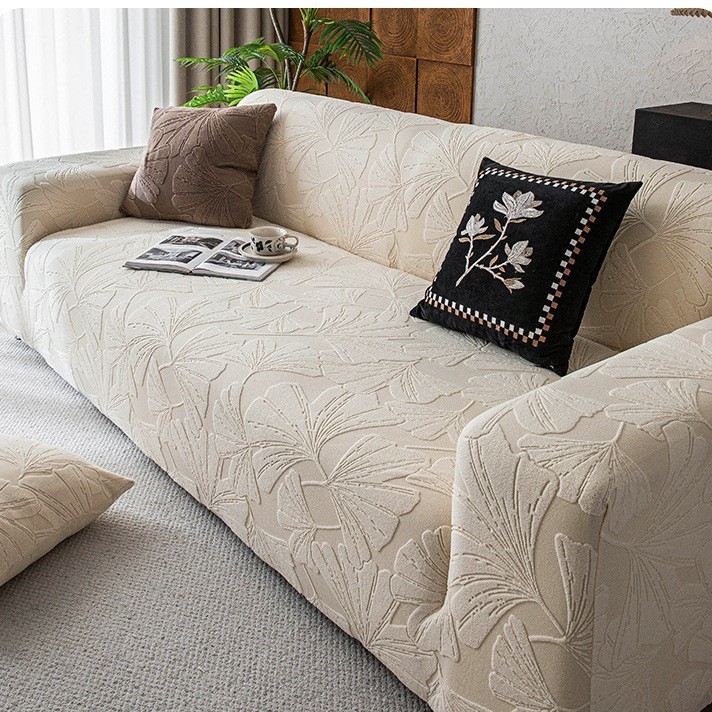 Bọc Ghế Sofa Nỉ Nhung Cao Cấp Dày Dặn Có Tay Vịn - Ga Chun Co Giãn Bảo Vệ Ghế Sofa