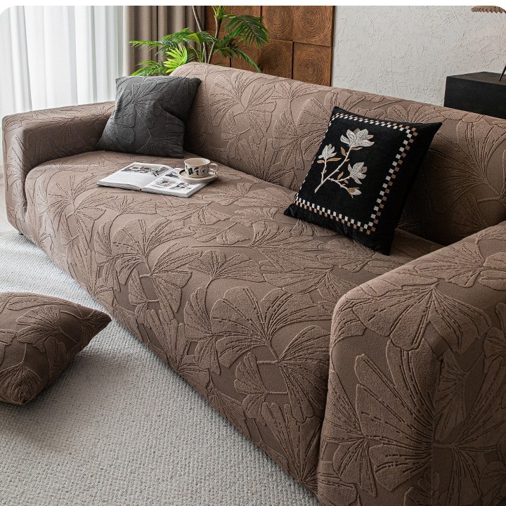 Bọc Ghế Sofa Nỉ Nhung Cao Cấp Dày Dặn Có Tay Vịn - Ga Chun Co Giãn Bảo Vệ Ghế Sofa