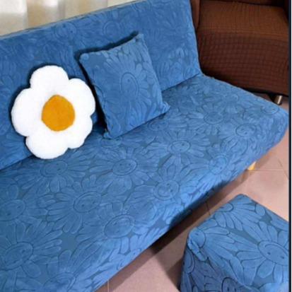 Trọn bộ : ga bọc sofa bed chất nỉ nhung, mềm  mịn
