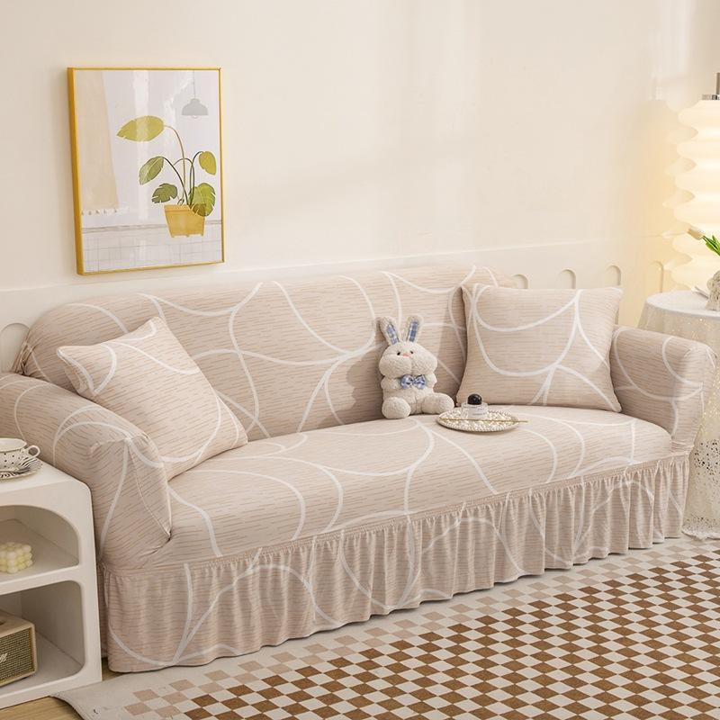 Ga bọc ghế có tay vịn - chất cotton pha mềm , mịn sang