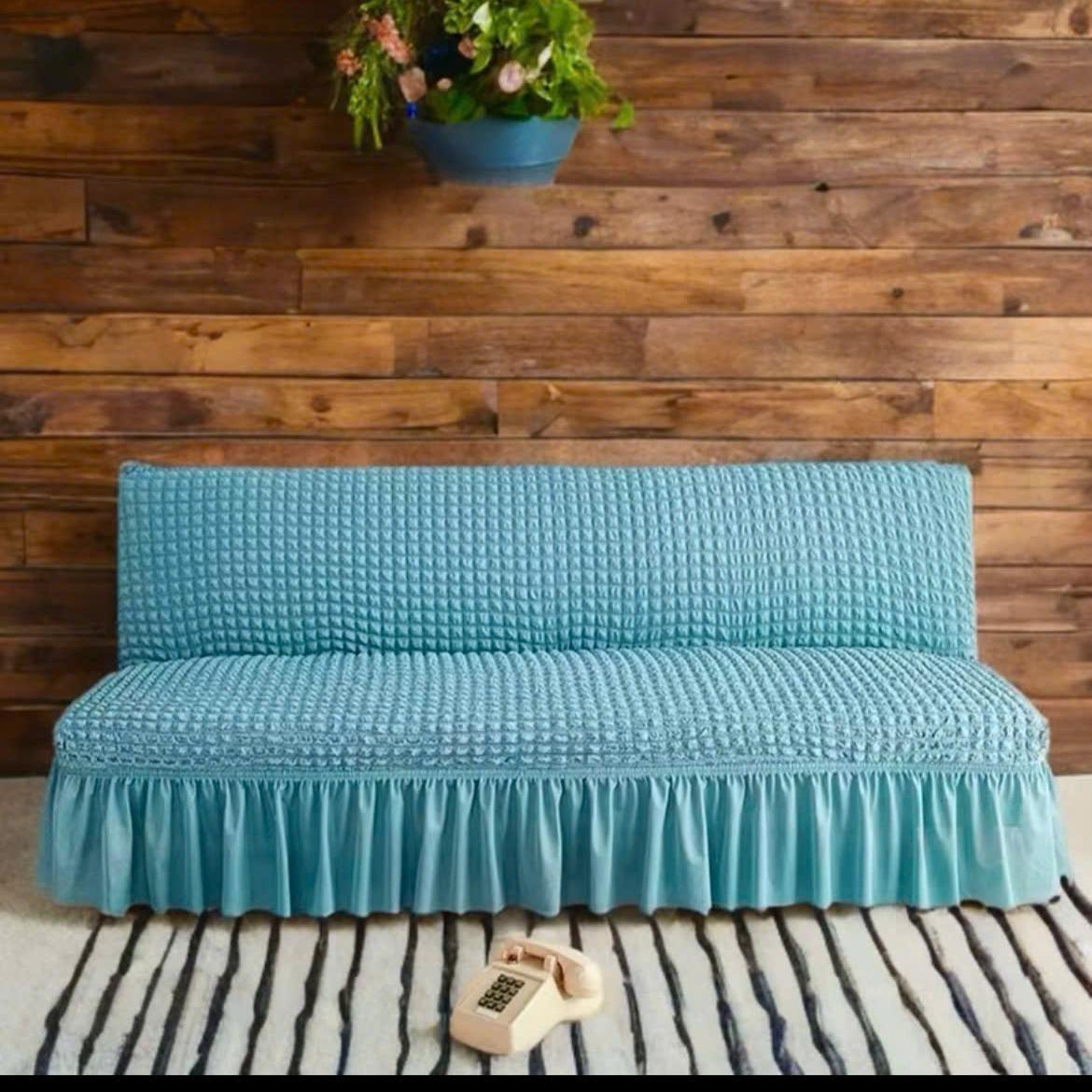 TRỌN BỘ ga sofa bed ô vuông nhật ( 1ghế  + 2đôn + 2gối)