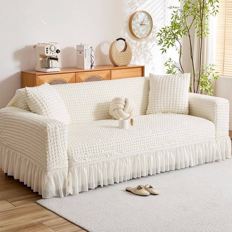 Ga Bọc Ghế Sofa Có Tay Vịn, Vỏ Bọc Sofa Văng Co Giãn 4 Chiều Vải Thun Dày Dặn Nhiều Kích Cỡ