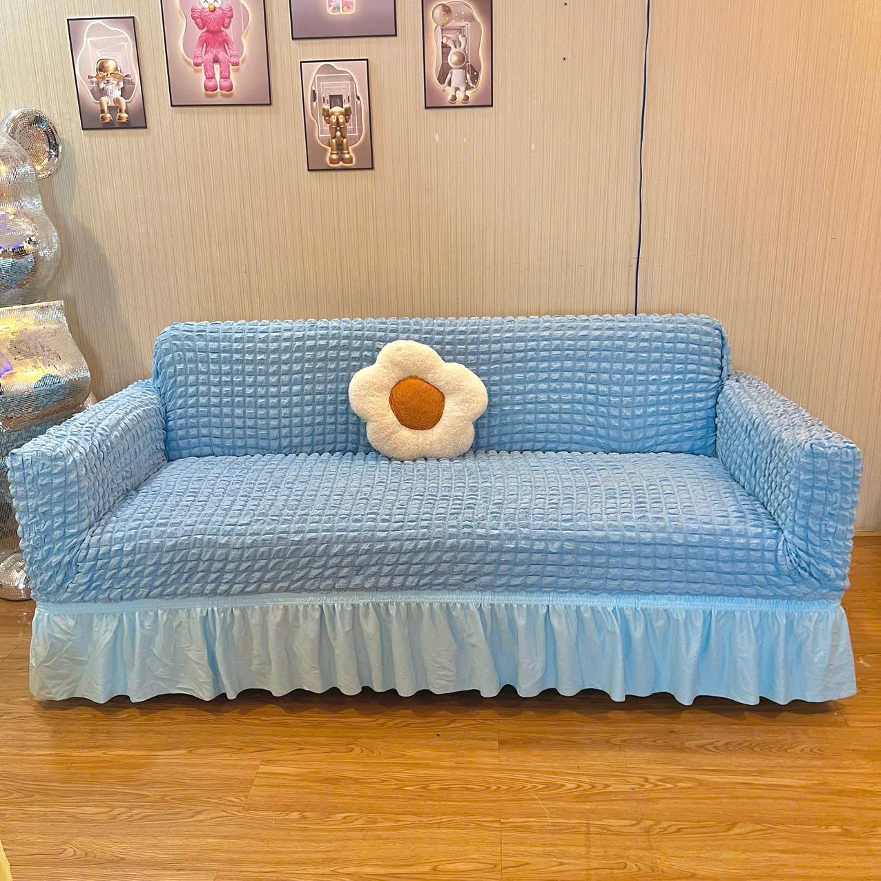 Ga bọc ghế sofa - dễ vệ sinh - bảo vệ ghế