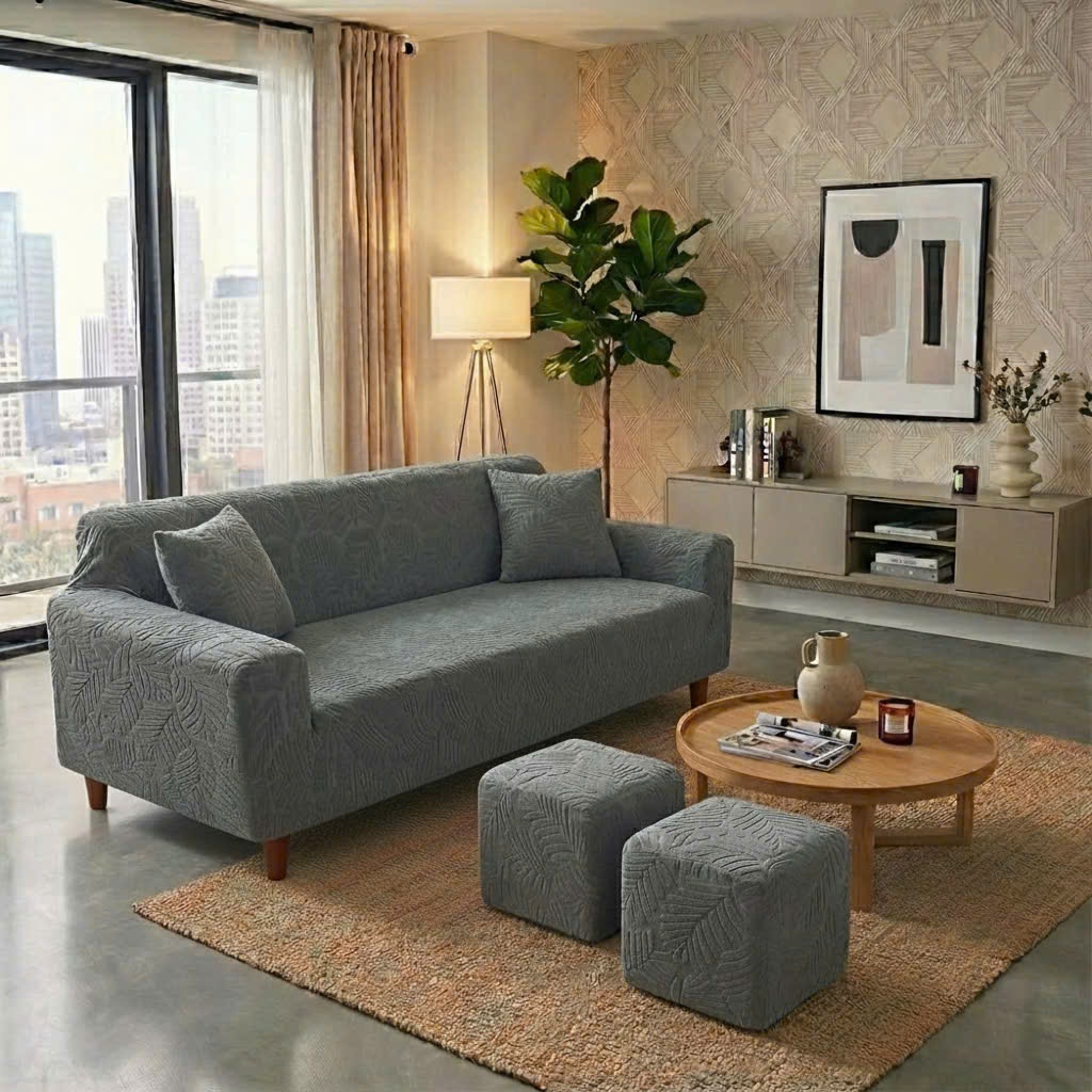 TRỌN BỘ vỏ bọc ghế sofa có tay, NỈ NHUNG CT cao cấp, mềm mịn