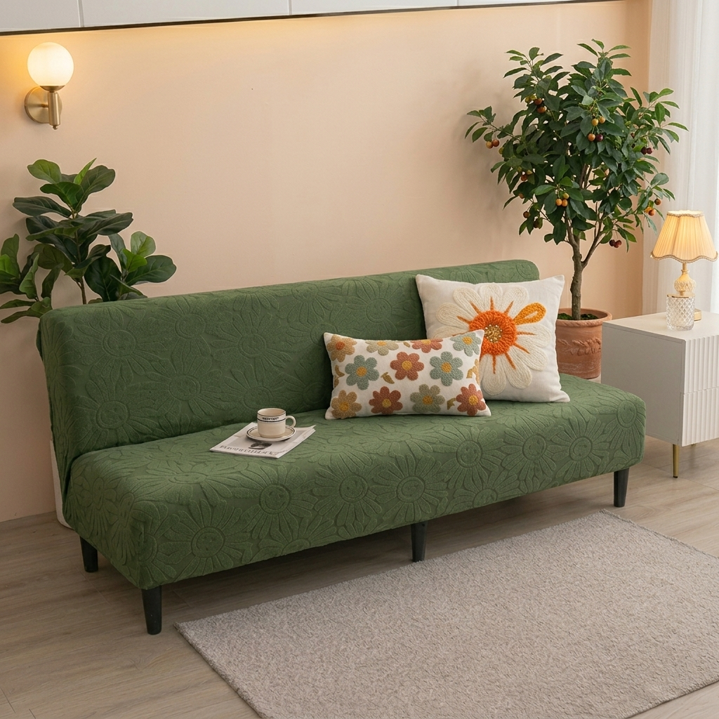 Ga bọc ghế sofa bed - nỉ nhung mềm mịn, dễ dàng tháo giặt ( Có ship hoả tốc )
